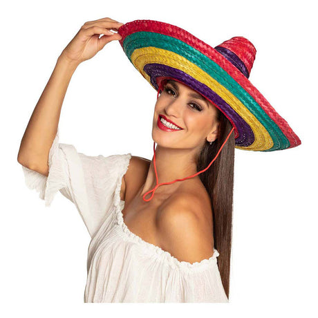 Sombrero puebla colorato Boland, 49 cm