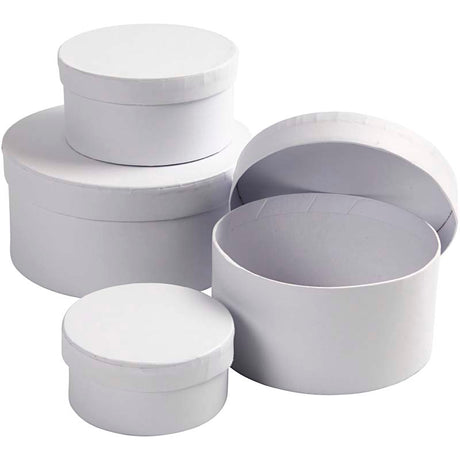 Azienda creativa https: www.cchobby.nl scatole-rotonde-dimensioni-8x4-10x5-12x6-14x7-cm-bianco-4-pezzi-1-set