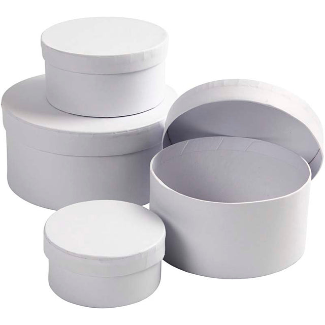 Azienda creativa https: www.cchobby.nl scatole-rotonde-dimensioni-8x4-10x5-12x6-14x7-cm-bianco-4-pezzi-1-set