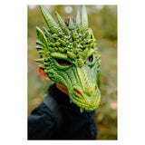 Maschera di drago verde dei grandi pretendenti