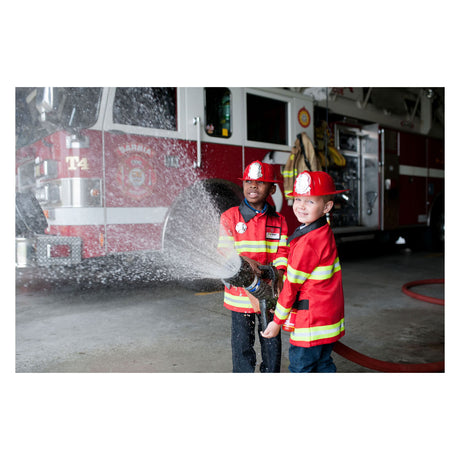 Set costumi da vigili del fuoco Great pretenders, 3-4 anni