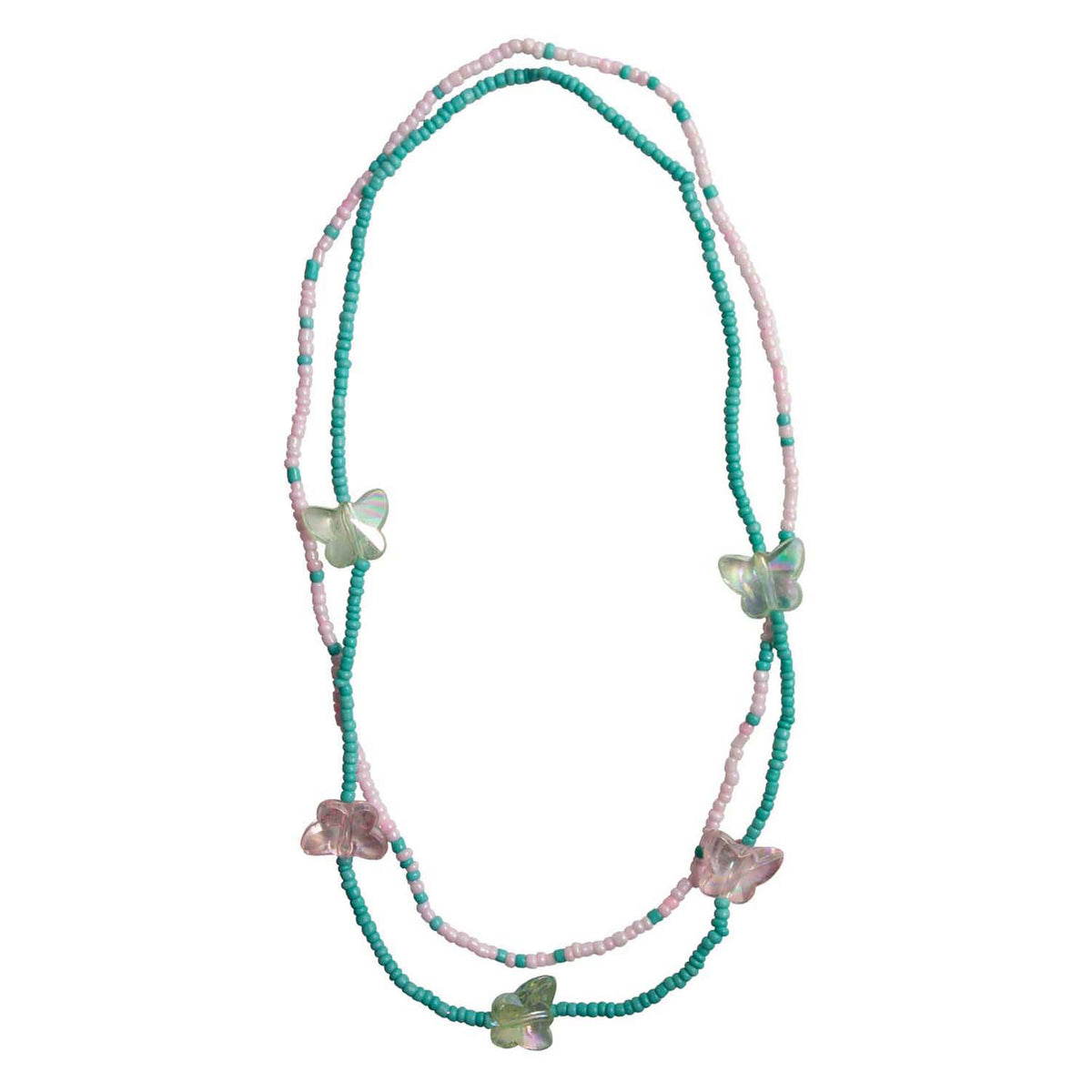 Set collana con farfalla piuttosto timida per grandi pretendenti - 2 pezzi.