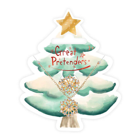 Set collana e anello con fiocco di neve Great pretenders - 2 pezzi.