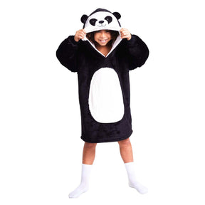 Noxxiez coccolosa felpa con cappuccio panda medio
