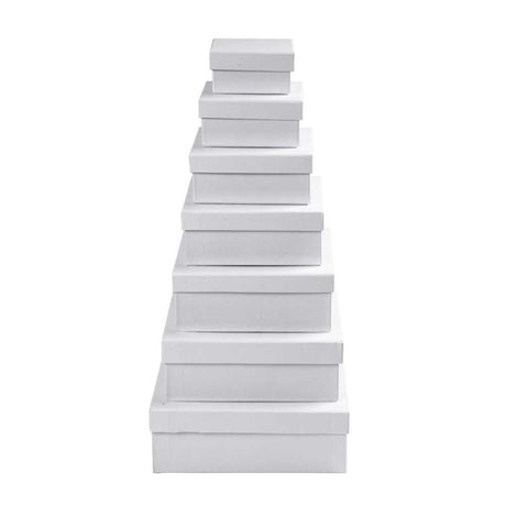 Azienda creativa https: www.cchobby.nl scatole-quadrate-dimensione-9x9x4-5-11x11x5-0-13x13x5-5-15x15x6-0-17x17x6-5-19x19x7-0-21x21x7-5-cm-bianco-7-pezzi-1-set
