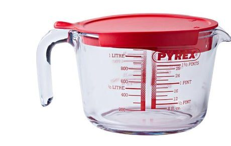 Misurino Pyrex con coperchio 1l