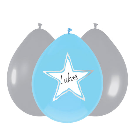 Palloncini Haza Barbabianca bimbo, 6pz.