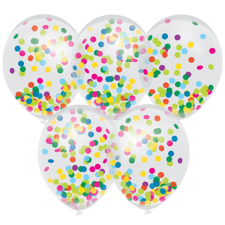 Colore palloncini coriandoli Haza Barbabianca, 5 pz.