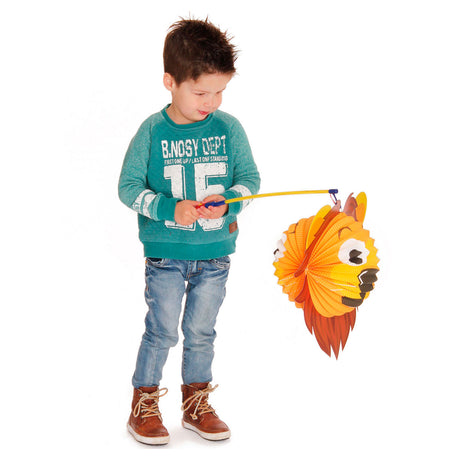 Bastone lanterna Haza Barbabianca con luce, 40 cm