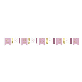 Ghirlanda Miffy Haza Barbabianca rosa, 4mtr.