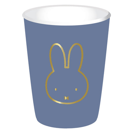Tazze Haza Barbabianca Miffy blu, 8 pz.