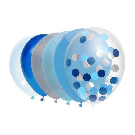 Palloncini Haza Barbabianca blu, 10 pz.