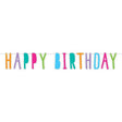 Ghirlanda di lettere Haza witbaard buon compleanno, 6 mtr.