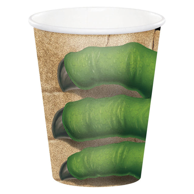 Tazze dinosauro Haza Barbabianca, 8 pz.