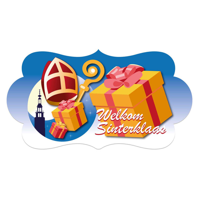 Segno del partito della barba bianca Haza benvenuto Sinterklaas