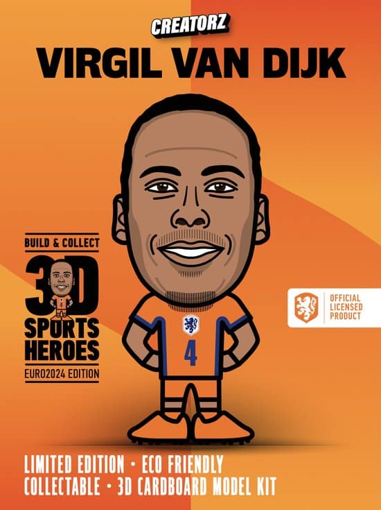 Oku creatore 3d virgil van dijk eroi dello sport