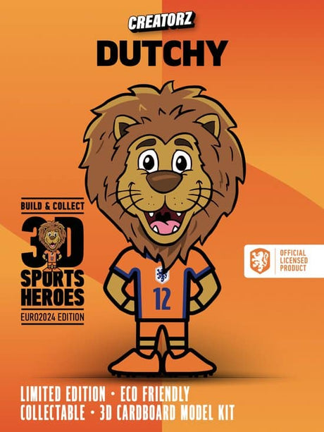 Oku Creatorz 3D la mascotte degli eroi sportivi Dutchy