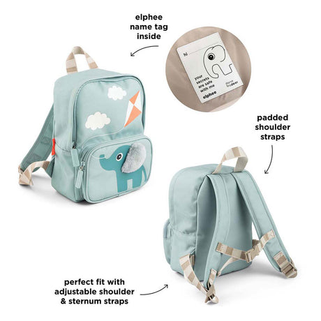 Done by deer zaino per bambini elphee blu 4 l