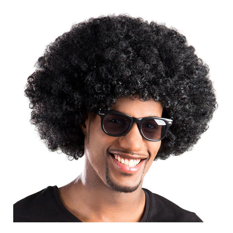 Parrucca Boland afro nera adulto