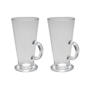 Svenska living bicchiere da latte machiato set da 2 pezzi 280ml