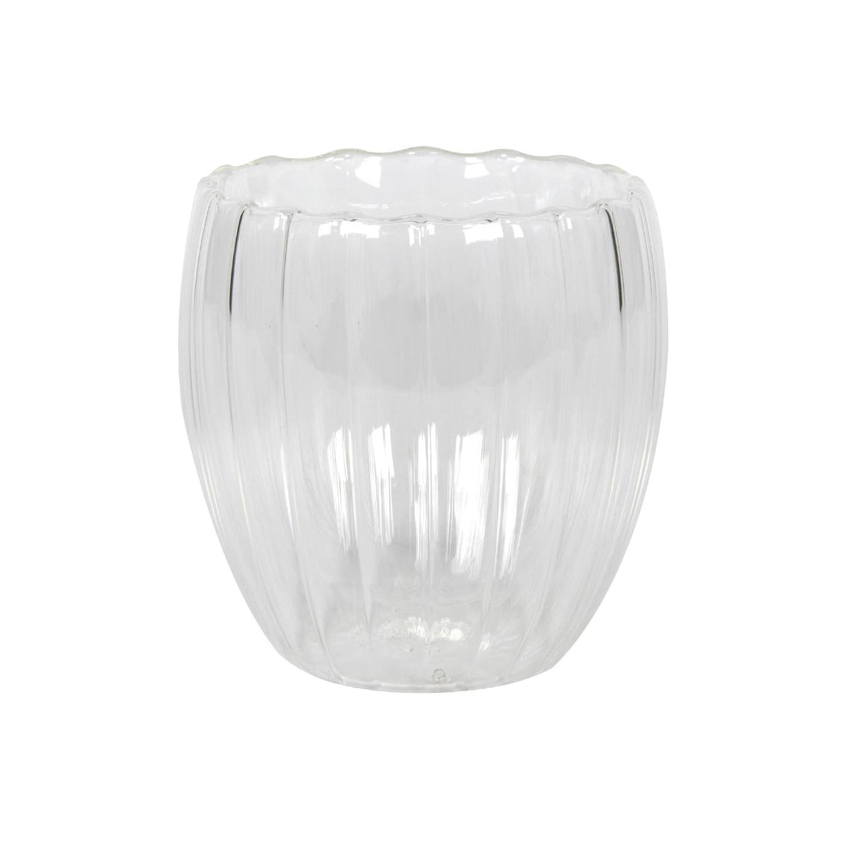 Svenska living set di bicchieri zucca doppia parete 2 pezzi ø8,5x9cm 260ml