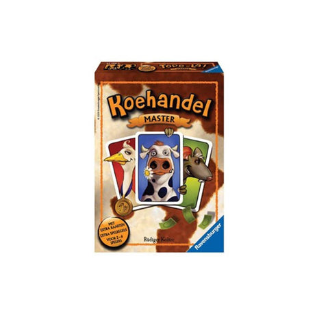 Ravensburger Cow Trade Master, il gioco di carte per 2-6 scrupolosi commercianti di mucche dai 10 anni in su.
