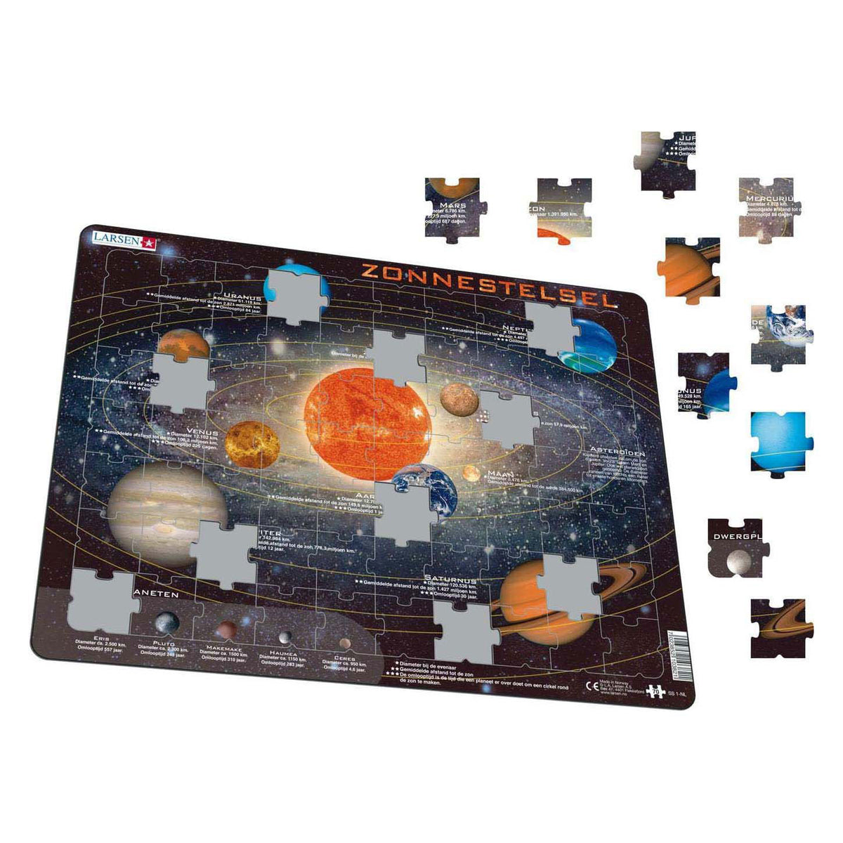 Puzzle Larsen il sistema solare, 70 pz.