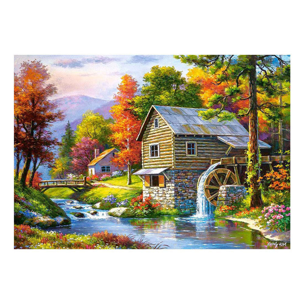Castorland Old Sutter's Mill – Puzzle – 500 pezzi – Finitura satinata – Vestibilità perfetta – Qualità europea