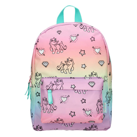Zaino Milky Kiss con arcobaleno e unicorni