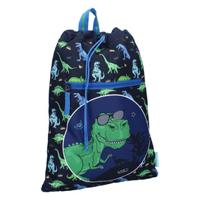 Vadobag divertente borsa da palestra Happy Go Lucky Dino