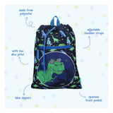 Vadobag divertente borsa da palestra Happy Go Lucky Dino