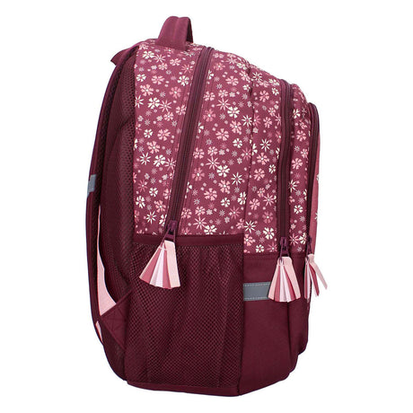 Zaino Milky Kiss fiori Wild Bliss, 3 scomparti