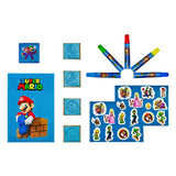 Set di mega timbri Super Mario sotto copertura