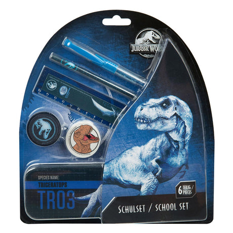 Set scolastico Undercover Jurassic World, 6 pz.