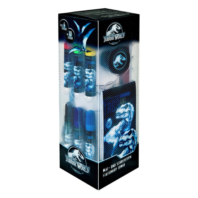 Set di torri di cancelleria Undercover Jurassic World, 35 pezzi.