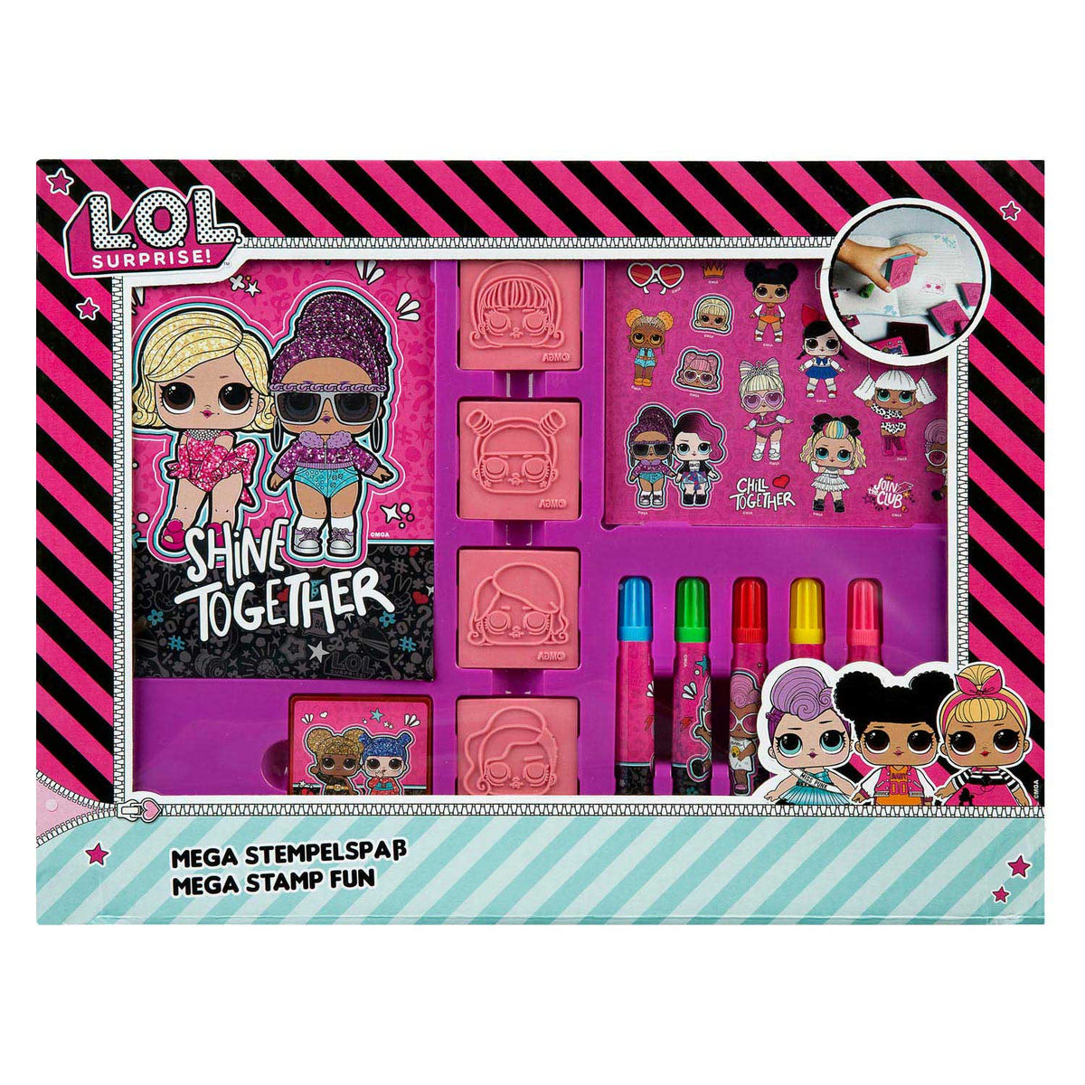 LOL. Sorpresa! Set di francobolli mega