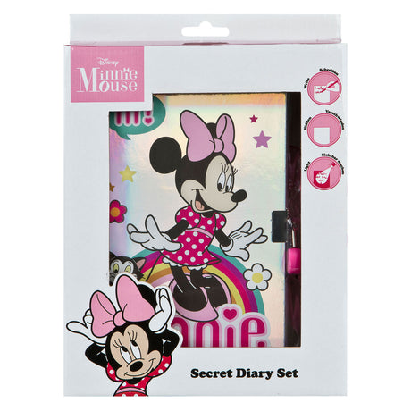 Diario segreto sotto copertura Mouse Minnie con UV-Pen