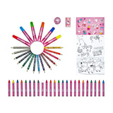 Astuccio da colorare Undercover Peppa Pig, 51 pz.