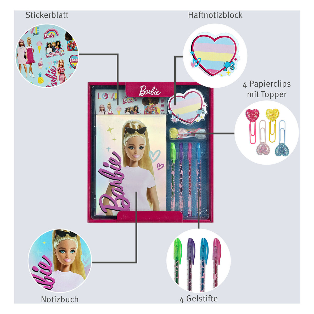 Set di Barbie della moda sotto copertura