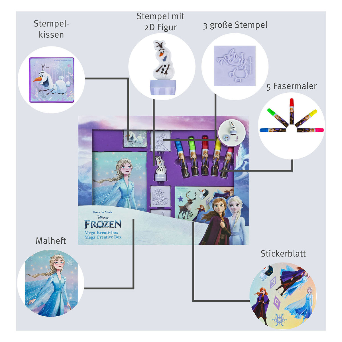 Disney Frozen, mega set artigianale Frozen