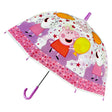 Ombrello per bambini Undercover Peppa Pig multicolore - protezione dalla pioggia.