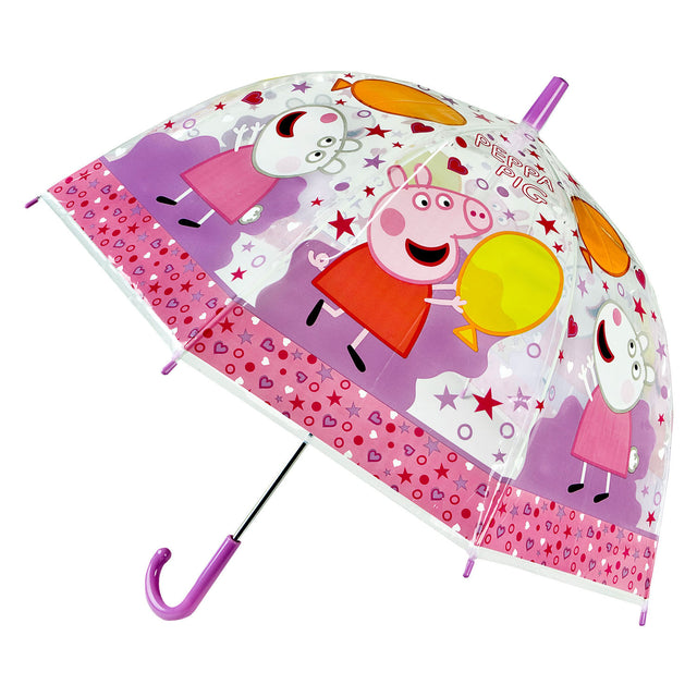 Ombrello per bambini Undercover Peppa Pig multicolore - protezione dalla pioggia.