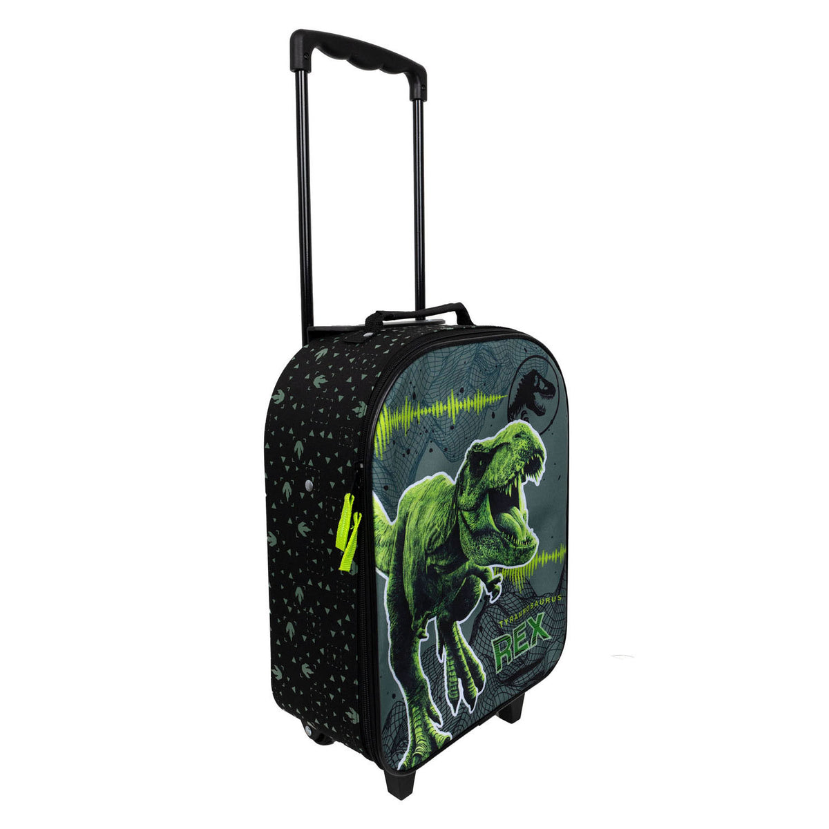 World Jurassic World del carrello della valigia da viaggio sotto copertura