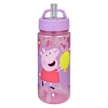 Serie Undercover świnka peppa - borraccia - 500 ml - con bicchiere a flusso - senza BPA