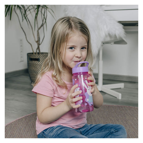 Serie Undercover świnka peppa - borraccia - 500 ml - con bicchiere a flusso - senza BPA
