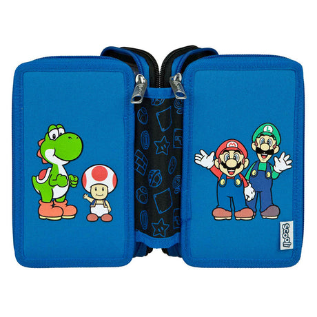 Astuccio pieno Undercover Super Mario 3 scomparti