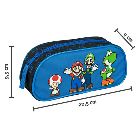 Astuccio Undercover Super Mario blu con cerniera