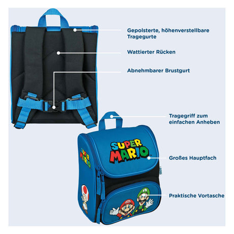 Zaino scuola Undercover Super Mario blu