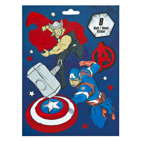 Libro di adesivi Undercover Avengers con 8 fogli