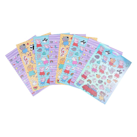 Libro di adesivi Undercover Peppa Pig con 8 fogli